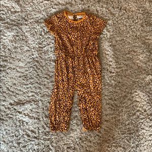 Old Navy leopard print romper, NWOT